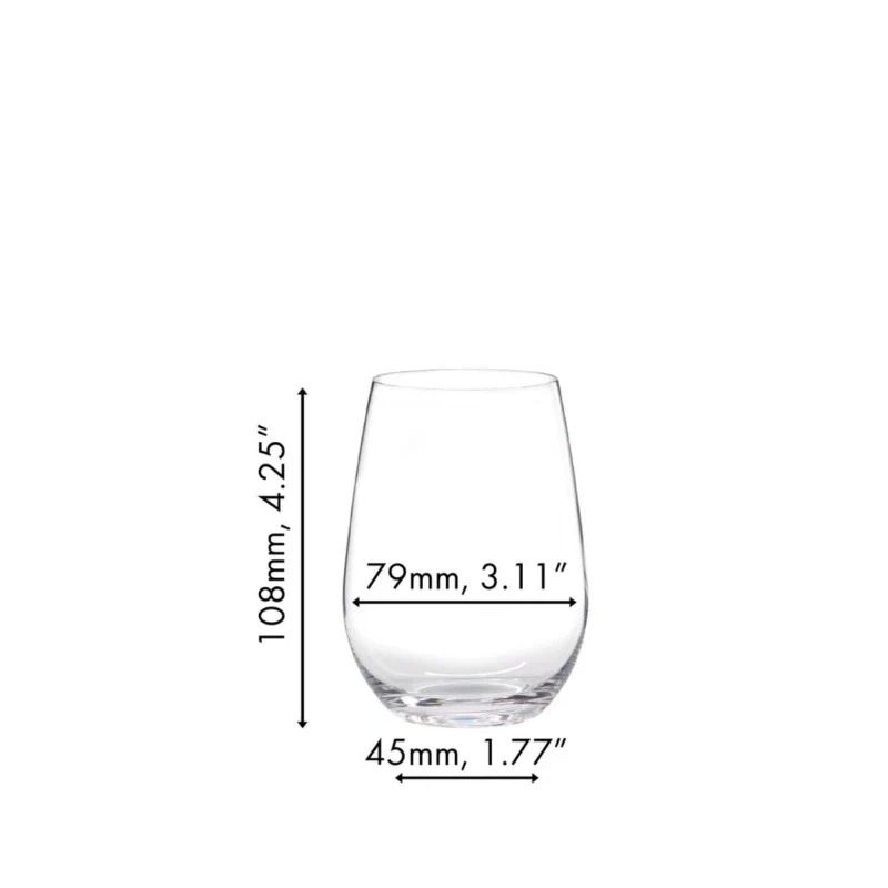Riedel O Wine Tumbler Sauvignon Blanc / Riesling / Zinfandel Glasses (Set of 6) - Image 4